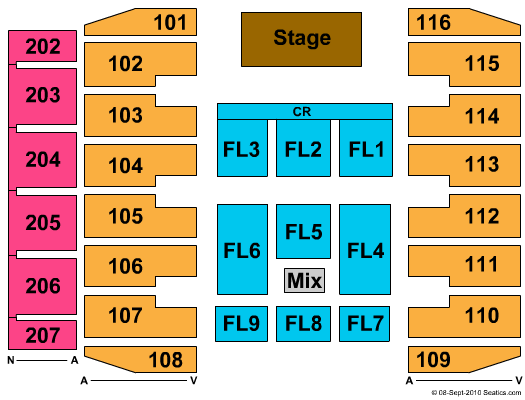 Deltaplex Seating Chart